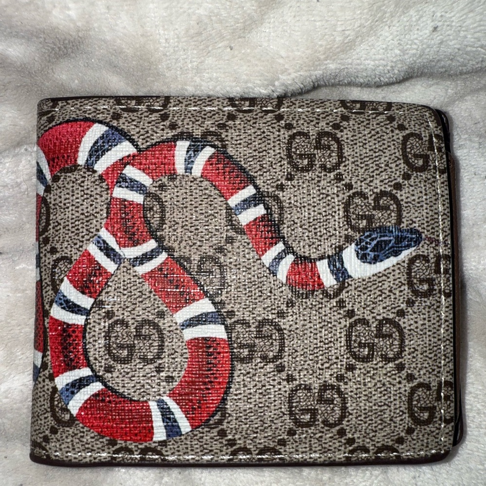 Gucci Supreme Snake Wallet